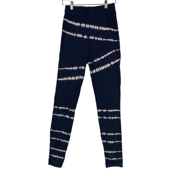 The Upside Leggings Women's Small Indigo Tie Dye Cotton Lounge Pants - Picture 4 of 15